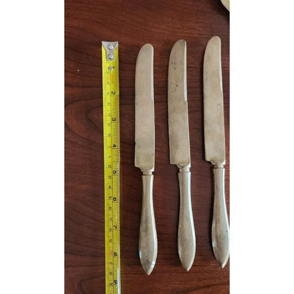 Vintage 9 Piece Dirigold Goldware Flatware Dirilyte Bronze Alloy Set - Picture 4 of 10